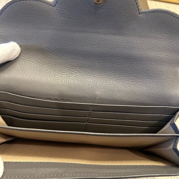 See by Chloe Grey Polina Continental Soft Leather Long Wallet - Picture 6 of 9